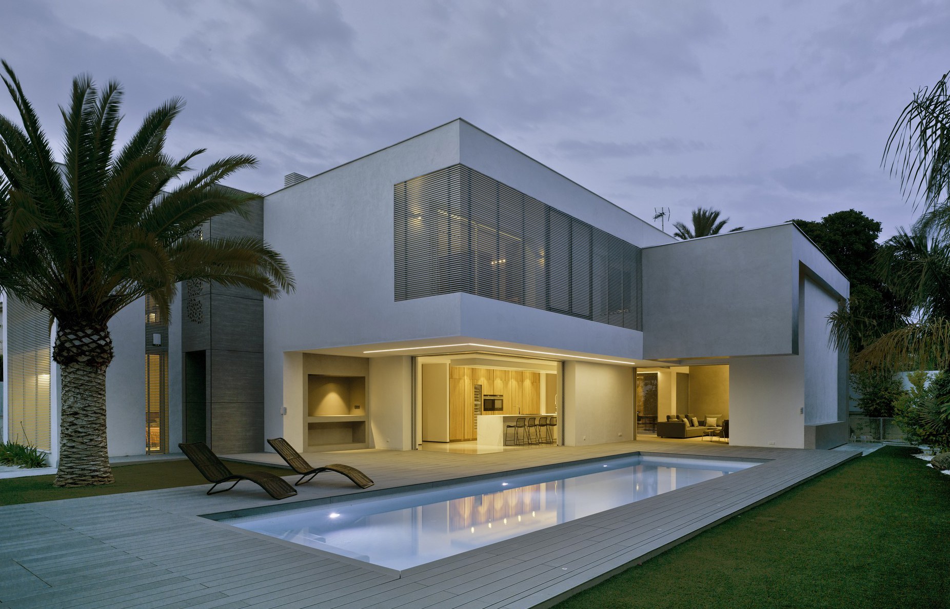 tecnocemento fachada cinza